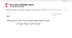 Desktop Screenshot of courthouseumc.org