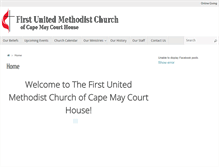 Tablet Screenshot of courthouseumc.org